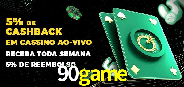 Promoções do cassino ao Vivo 90game